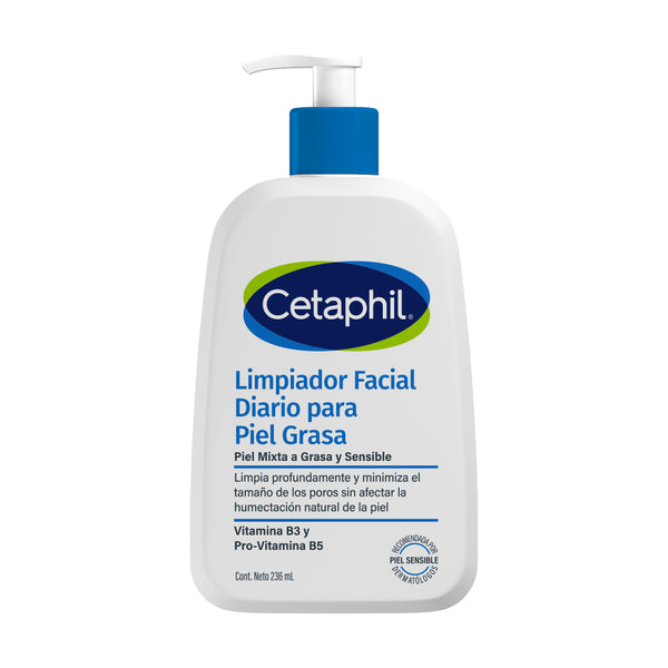 Limpiador Piel Grasa Frasco - Cetaphil 237 Ml