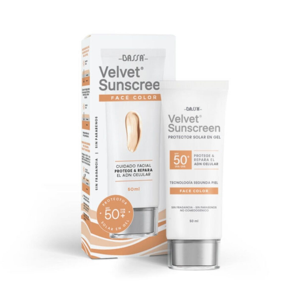 Velvet Sunscreen Face Color Fps 50+