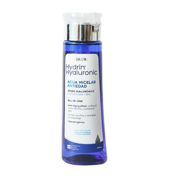 Hydrin Hyaluronic Agua Micelar Antiedad