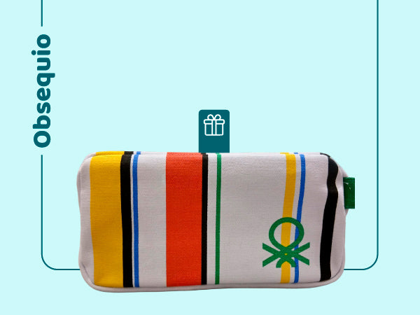 Lleva GRATIS bolso Benetton por la compra de UN producto de la marca BENETTON.