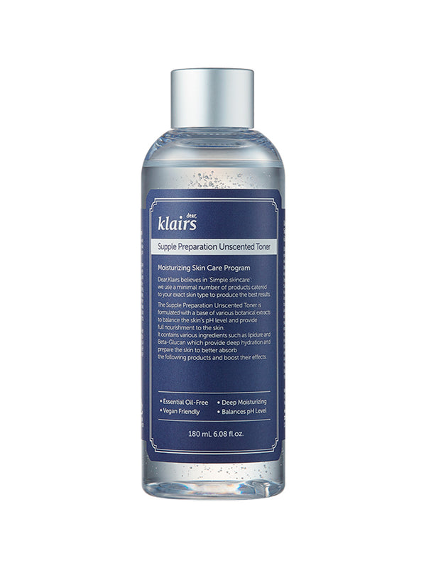 Tónico Facial de Preparación Suaven Sin Fragancia Dear Klairs 180 mL