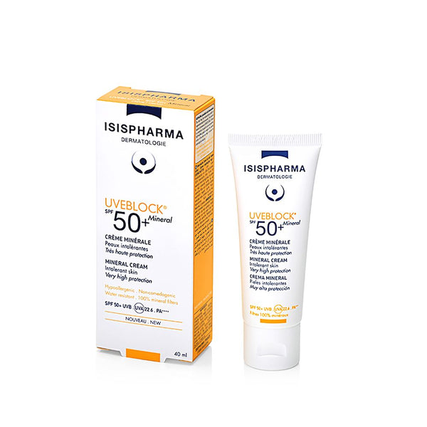 Uveblock Spf 50+ Mineral Cream - Isispharma