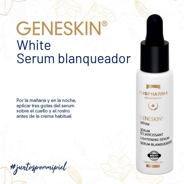 Serum Blanqueador Antiedad Geneskin White - Isispharma