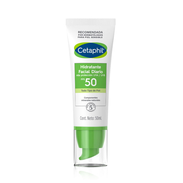 Loción Hidratante Facial Diario Con Fps 50 - Cetaphil 50 Ml