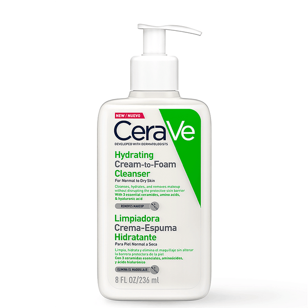 Limpiadora Crema - Espuma Hidratante - Cerave