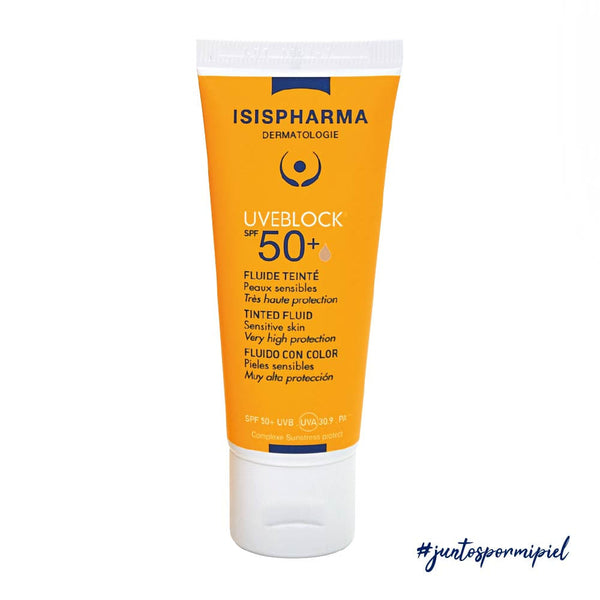 Uveblock Tinted Fluid Spf50+ - Isispharma